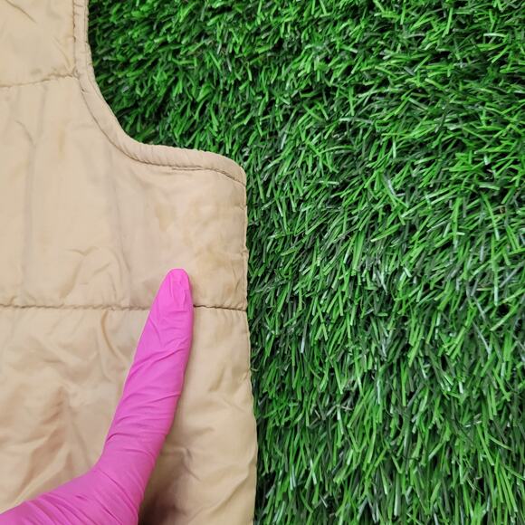 Vintage 90s Cabelas Hunting Zip Vest Large 21x21 Crop - Picture 7 of 13